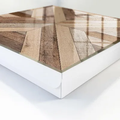 Wood geometry Wall mounted key box