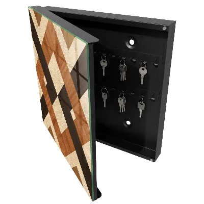 Modern geometry Key cabinet