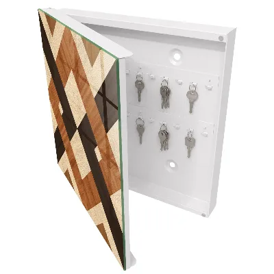 Modern geometry Key cabinet