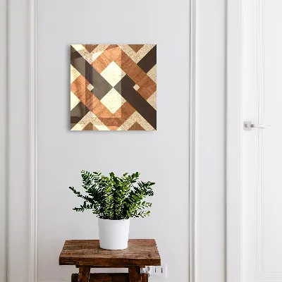 Modern geometry Key cabinet
