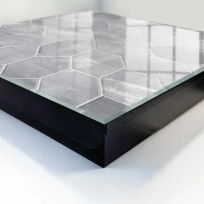 Grey geometry Key box for wall