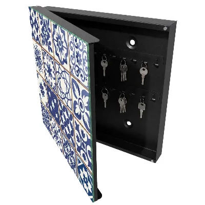 Retro mosaic Wall mounted key box