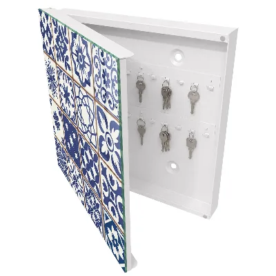 Retro mosaic Wall mounted key box