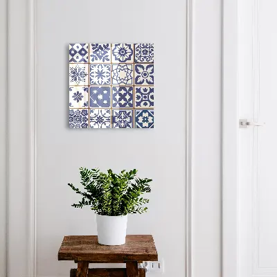Retro mosaic Wall mounted key box