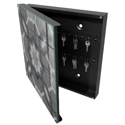 Geometric elegance Key cabinet