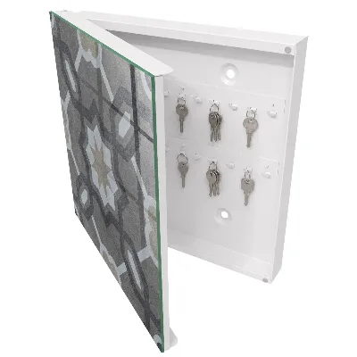 Geometric elegance Key cabinet