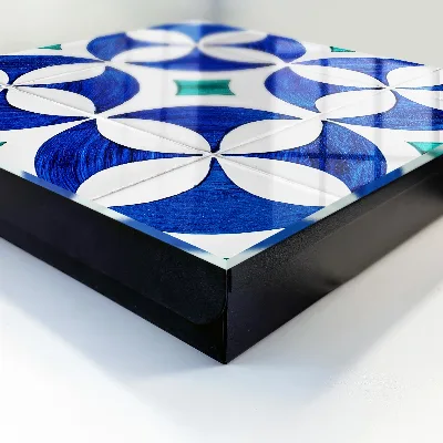 Geometric motif Wall mounted key box