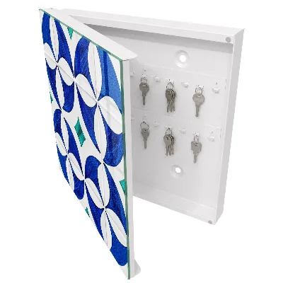 Geometric motif Wall mounted key box