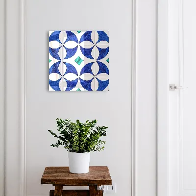 Geometric motif Wall mounted key box