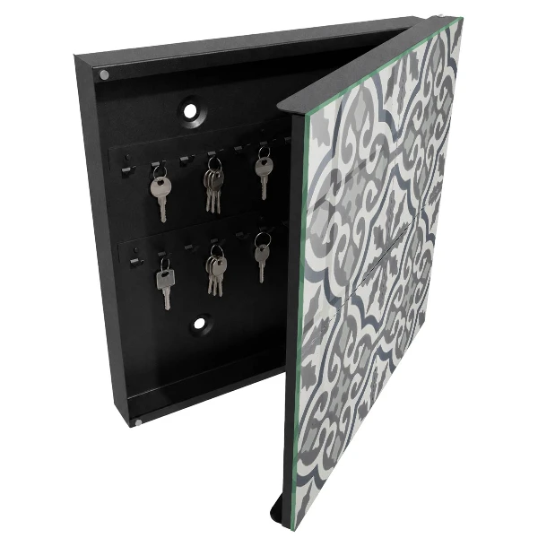 Geometric pattern Key box for wall
