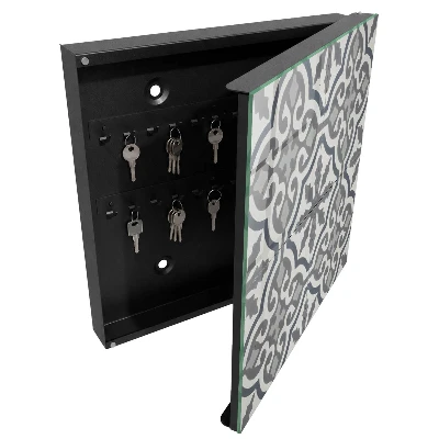 Geometric pattern Key box for wall