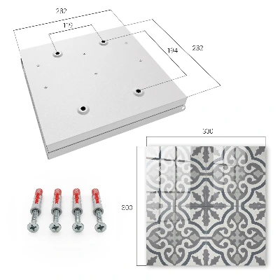 Geometric pattern Key box for wall