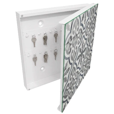 Geometric pattern Key box for wall