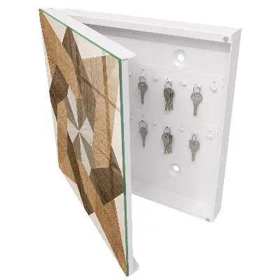 Wooden star Key cabinet