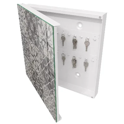 Mosaic of patterns Key cabinet