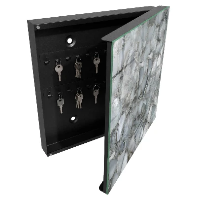 Stone mosaic Key box for wall