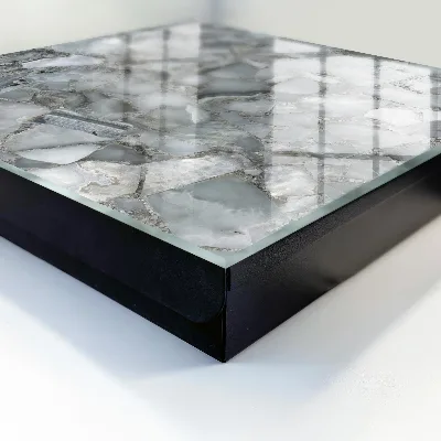 Stone mosaic Key box for wall