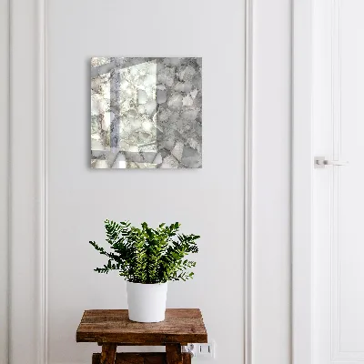 Stone mosaic Key box for wall