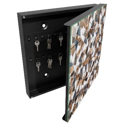 Geometric mosaic Wall mounted key box