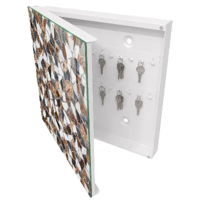 Geometric mosaic Wall mounted key box