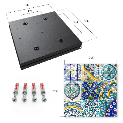 Colorful patterns Key cabinet