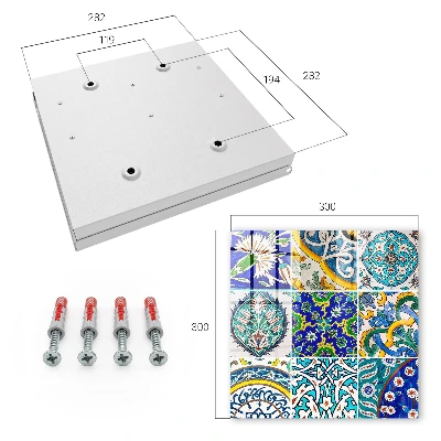 Colorful patterns Key cabinet