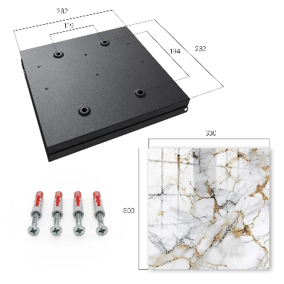 Marble elegance Key box for wall