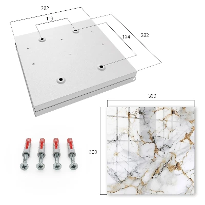 Marble elegance Key box for wall