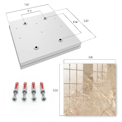 Marbled pattern Key cabinet