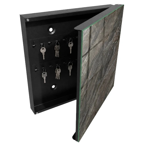 Marble texture Key box for wall
