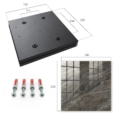 Marble texture Key box for wall