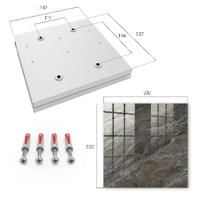 Marble texture Key box for wall