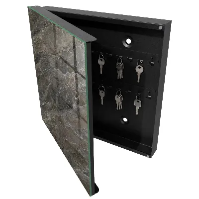 Marble texture Key box for wall