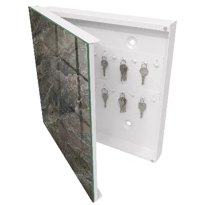Marble texture Key box for wall