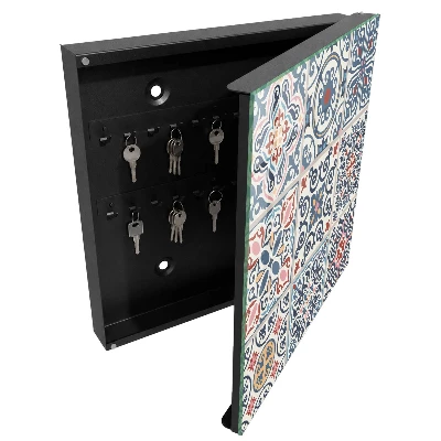 Mosaic patterns Wall mounted key box