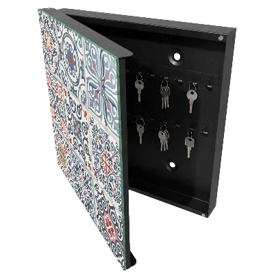 Mosaic patterns Wall mounted key box