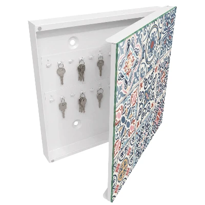 Mosaic patterns Wall mounted key box