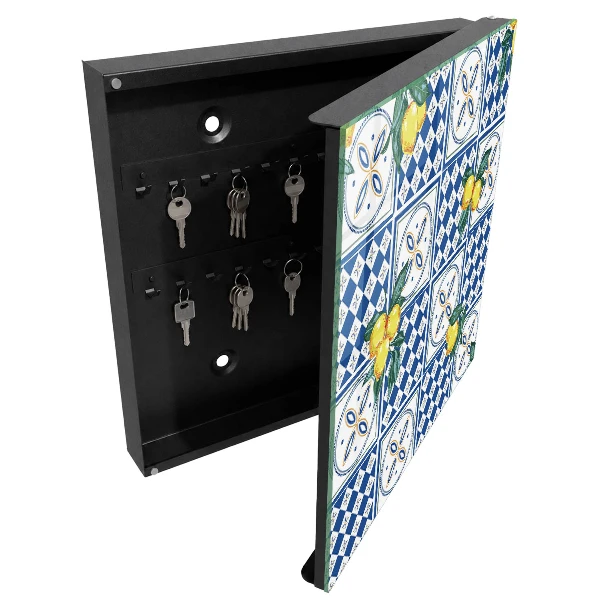 Lemon tiles Key cabinet