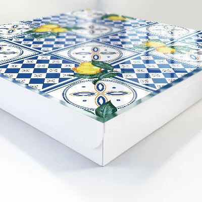 Lemon tiles Key cabinet