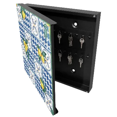 Lemon tiles Key cabinet