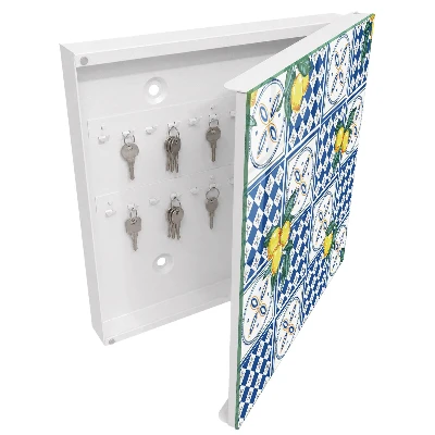 Lemon tiles Key cabinet