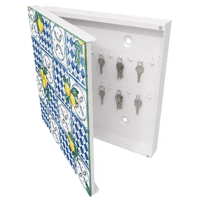 Lemon tiles Key cabinet