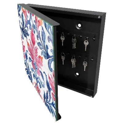 Colorful ornaments Wall mounted key box