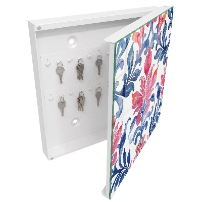Colorful ornaments Wall mounted key box
