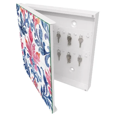 Colorful ornaments Wall mounted key box