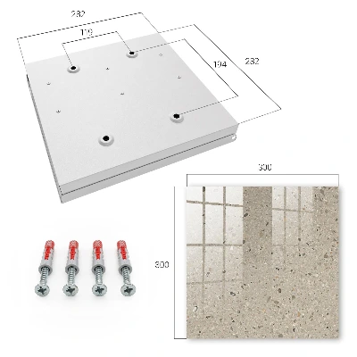 Pebble texture Wall mounted key box