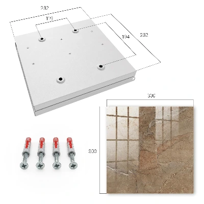 Stone texture Key cabinet