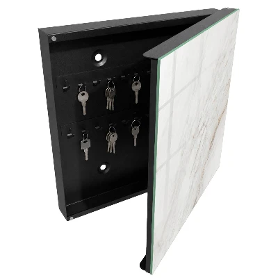Cream pattern Wall mounted key box