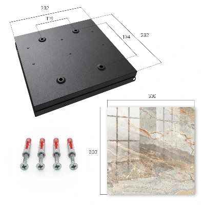 Elegant marble Wall mounted key box