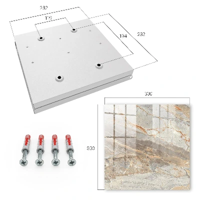 Elegant marble Wall mounted key box